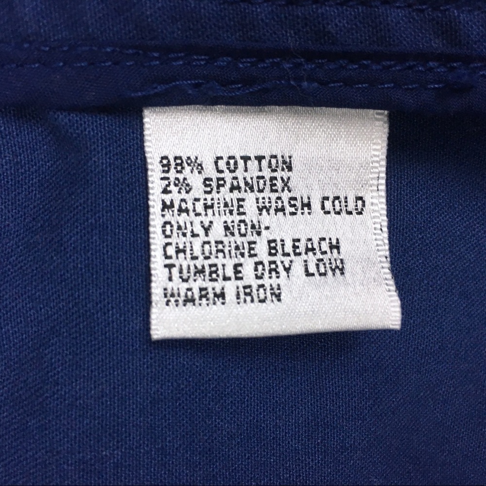 Talbots Blazer Jacket Solid Color Navy Button Str… - image 6